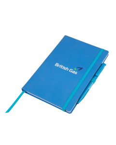 British Gas Cyan Notebook & Pen