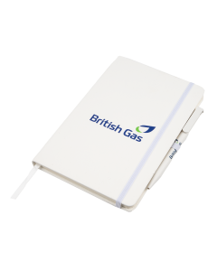 British Gas White Notebook & Pen